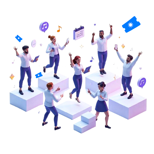 Ilustrasi pemesanan event